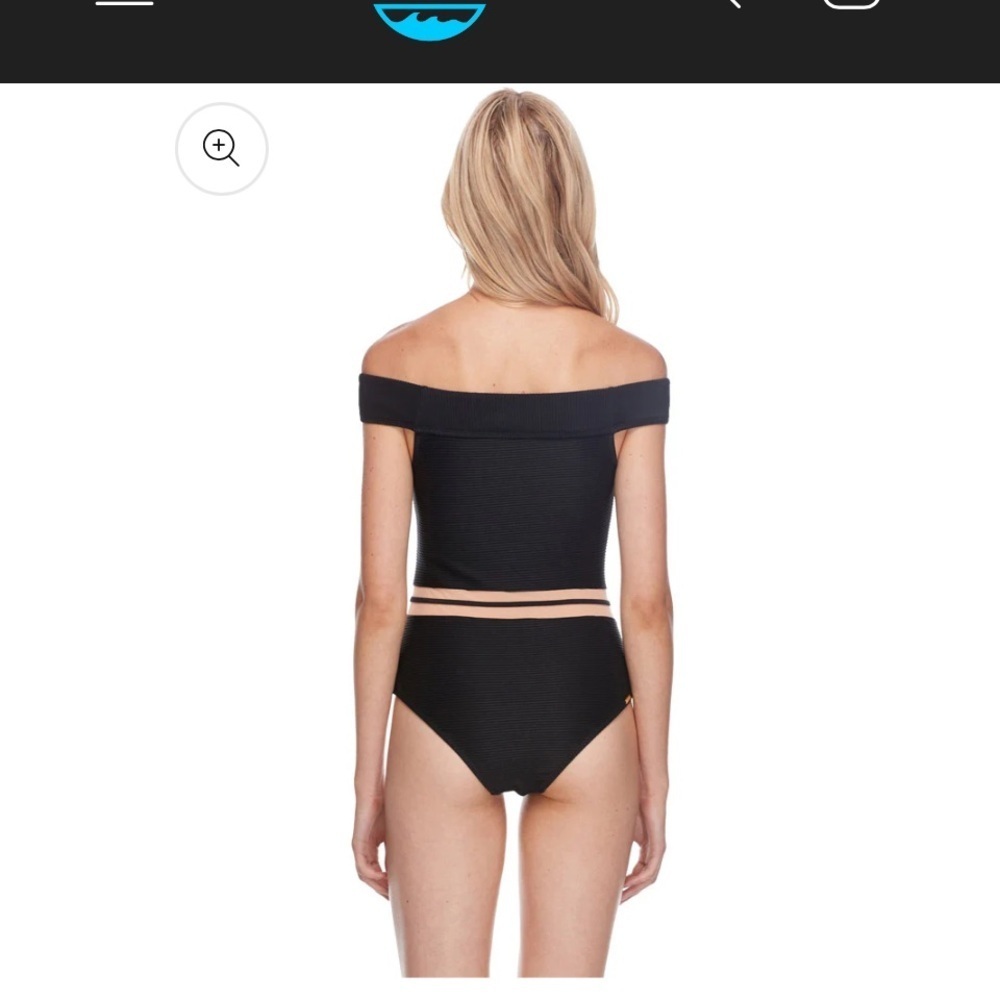 Body Glove Scandal Vice One Piece Off the Shoulder Black Size Large. Beach Wear - Picture 6 of 17